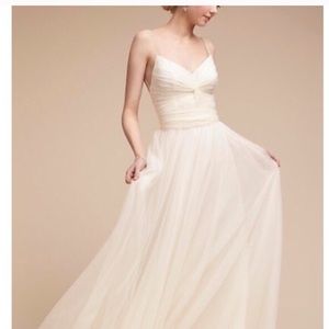 BHLDN Tinsley Dress, White, Petitie